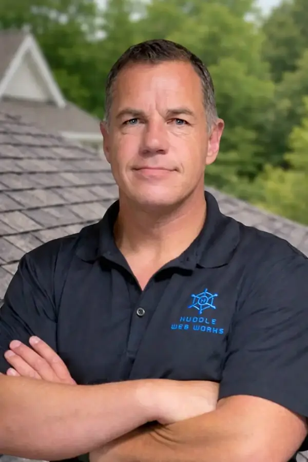 Shareef Huddle — Founder of Huddle Web Works and creator of the Search-to-Booked Roofing System